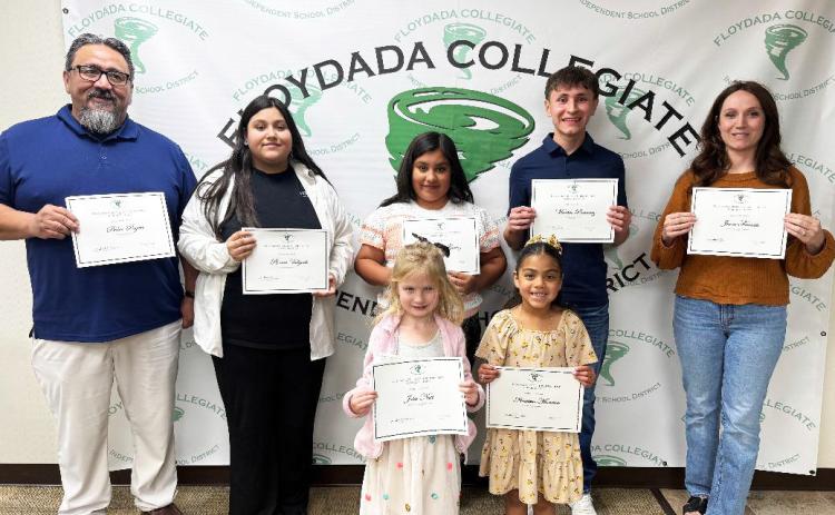Floydada CISD recognizes students and staff at March board meeting
