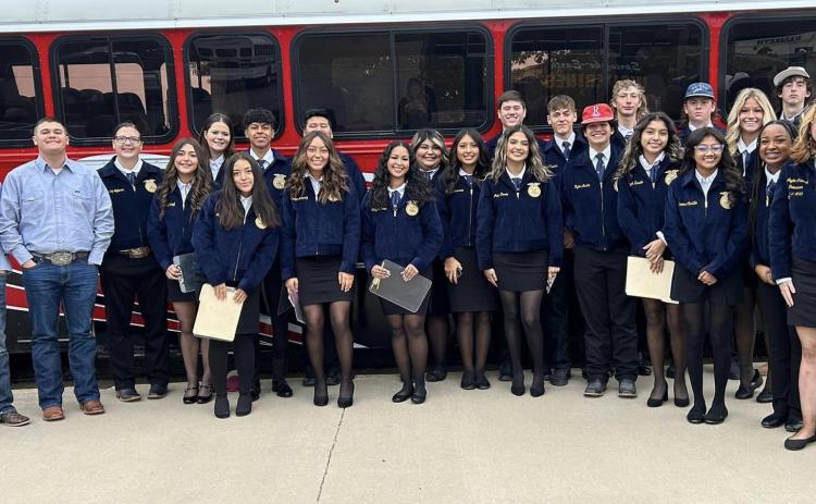 Lockney competes in District FFA
