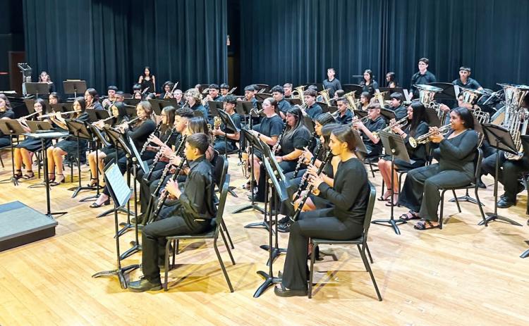 BAND SWEEPSTAKES At UIL Band Competition March 12, Lockney High School earned the UIL Sweepstakes Award for the third year in a row. LHS took 1 in Marching, 1 in Concert, 1 in Sight Reading. | COURTESY PHOTO