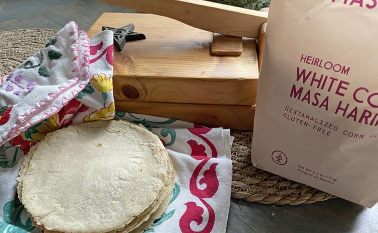 FRESHLY MADE CORN TORTILLAS can be used as is to make a variety of tacos, rolled or stacked enchiladas—or for chalupas, tostadas or tortilla chips. | ANGELINA LaRUE PHOTO