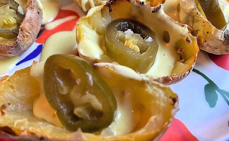 CHEESE, PLEASE This crispy on the edges, cheese-filled delight has always been every bit as good as its nacho cousin—but now it can be made daity-free. | ANGELINA LARUE PHOTO