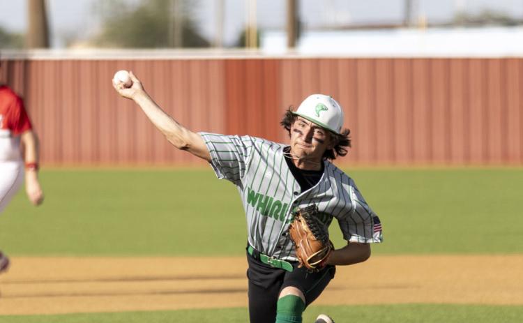 LOSSES TO LOCKNEY “We struggled a little bit hitting the ball” in the two-game series with Lockney, said coach Danny Brittain,“but Kyler Gillespie pitched really well and kept it close.” | CERVANTES PHOTOGRAPHY