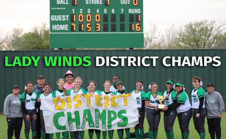 WINNING WINDS Floydada’s Lady Winds finished up regularseason play 23-5-1 overall and 13-1 in district. | FCHS YEARBOOK PHOTO