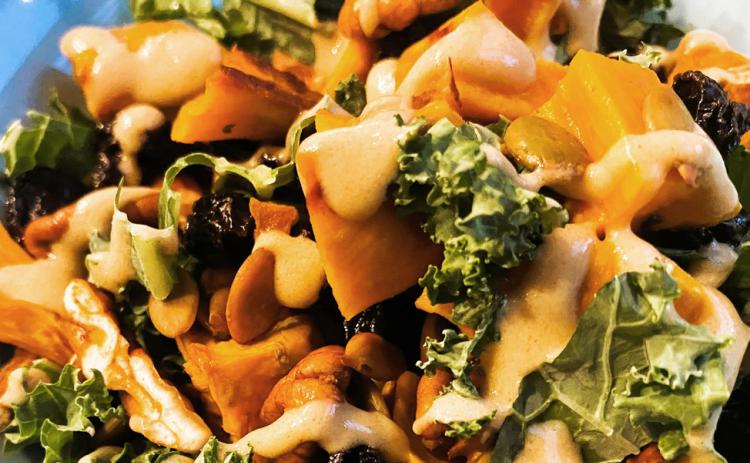 Sweet Potato Apple Crunch Salad