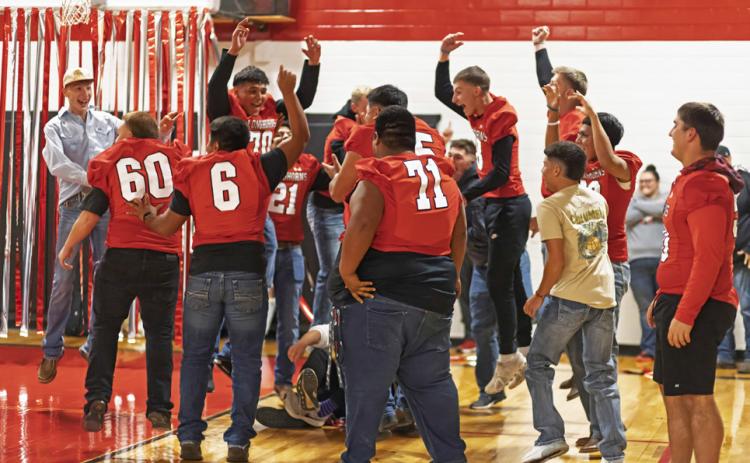 Lockney senior boys. Celebration Pep Rally Challenge
