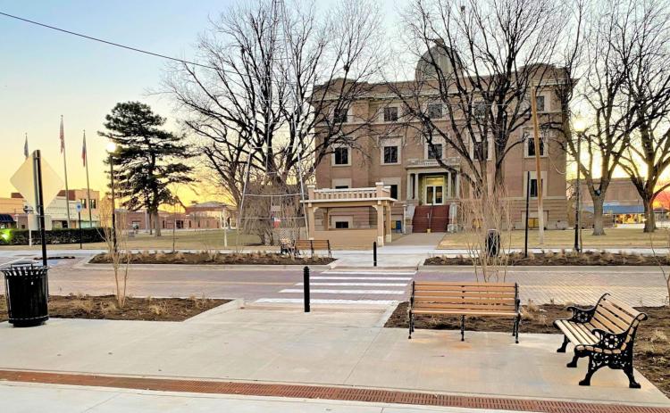 DOWNTOWN REVITALIZED Plainview will celebrate its new enhanced streetscape with a special night of festivities on April 8, including ribbon cutting, food trucks, wine stroll and music. | COURTESY PHOTO