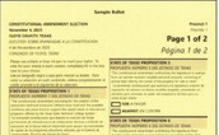 Voters cast first ballots this week on 17 state constitutional amendments