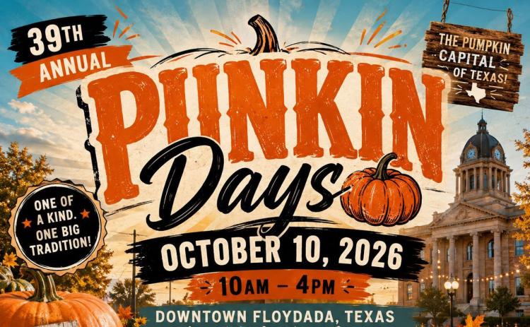 Coming up this weekend: 39th annual Punkin Days, Oct. 10