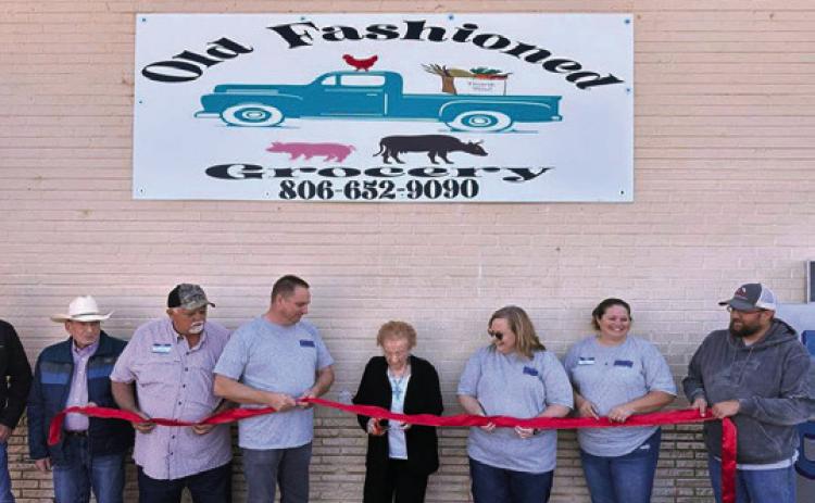 Old Fashioned Grocery opens in Lockney with a good old-fashioned ribbon cutting