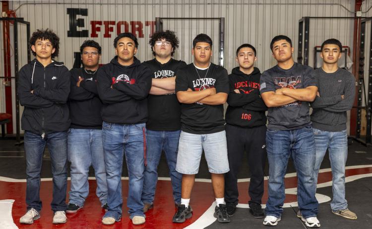 Regional qualifiers, from left: Josiah Rosales, Jose Salazar, Russell Casillas, Edward Longoria, Esael Nunez, Rober De Los Santos, Darrin Jimenez, Ryan Casilla.