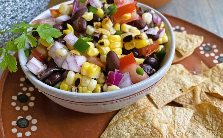 SNACK, APPETIZER, ORTACO NIGHT— any of these occasions are perfect for this delicious-nutritious dip. Don’t miss the chips recipe at the end! | ANGELINA LaRUE PHOTO