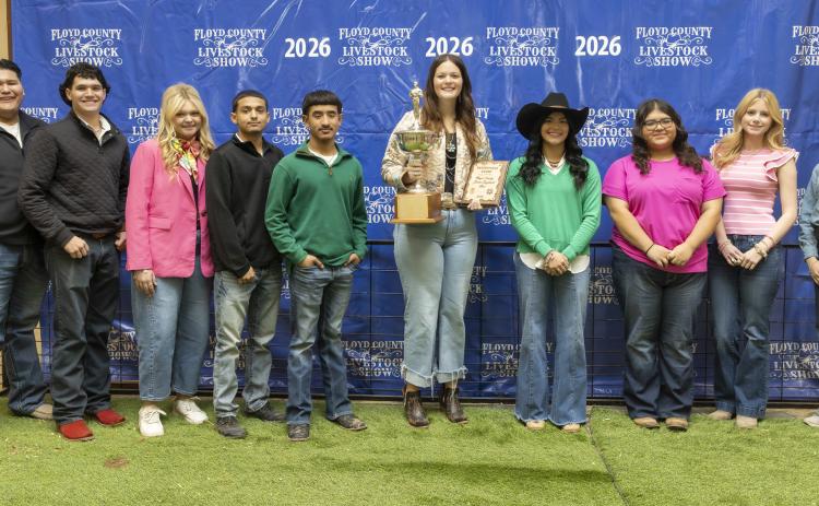 Floyd County youth exhibit in 2026 County Stock Show