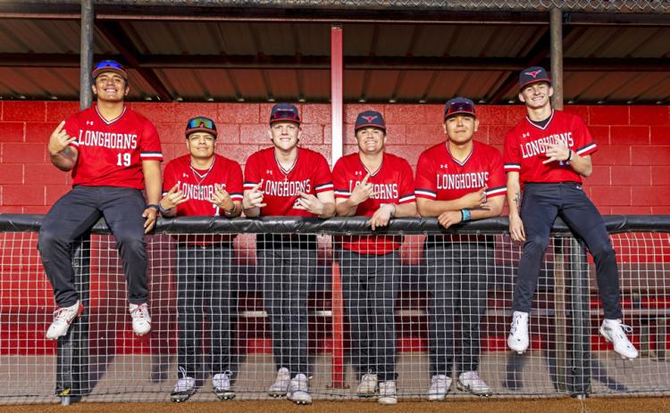LOCKNEY BASEBALL PLAYERS Dyllan Thiebaud, Xavier Jimenez, Haygen Lefevre, Tucker Southard, Johnny Rodriguez, and EJ Ascencio wrap up the 2024-25 school year shared on and off the mound. | CERVANTES PHOTOGRAPHY