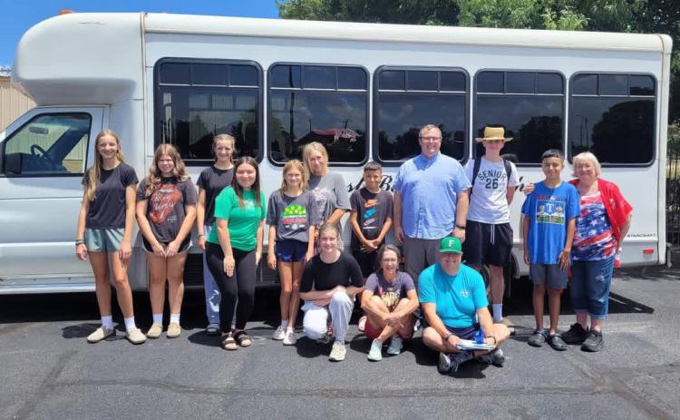 First Baptist Floydada youth on mission trip