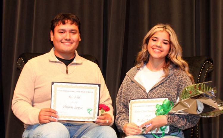 MR. AND MISS FCHS Hiram Lopez and Mylie Morales
