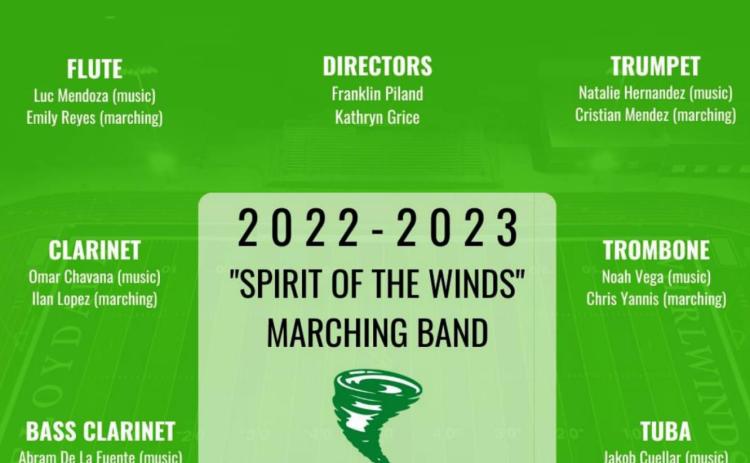 Floydada Band leaders named