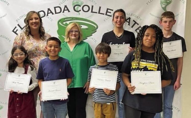 FCISD RECOGNITION Students, educators and staff were recognized for their achievements at this month's Floydada school board meeting. | FCISD PHOTO