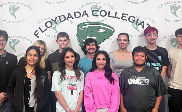 FLOYDADA FINISHERS in District UIL scored well in numerous disciplines. Not pictured is Ella Snowden. | COURTESY PHOTO