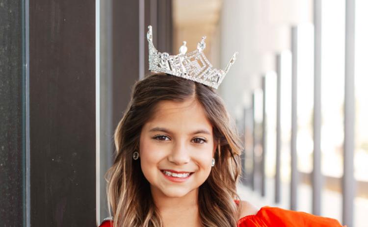 Eliana Diaz crowned 2024-2025 Our Diamond Miss Texas State Petite Talent Queen and Glamour Girl