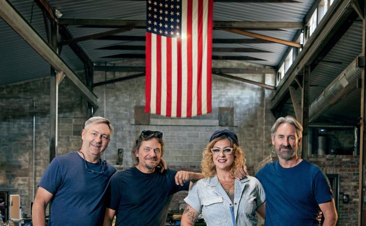 AMERICAN PICKERS Robbie Wolfe, Jersey Jon, Danielle Colby and Mike Wolfe are headed into their 25th season of the popular History Channel show this year — in Texas. | COURTESY PHOTO