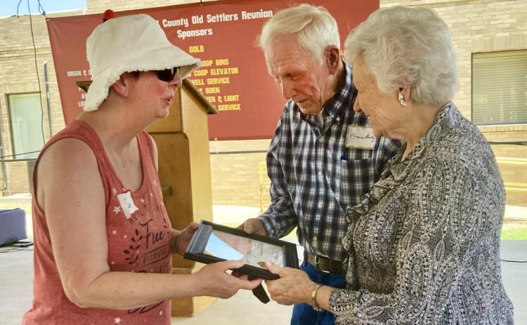 PIONEER COUPLE 2025 At the Floyd County Old Settlers Day May 24, Travis and Geraldine Gentry were honored by the community. | HESPERIAN-BEACON