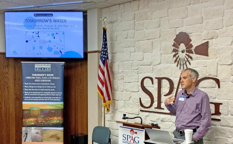 FIELD DAY Mike Carter of the Playa Lakes Joint Venture will highlight a panel of speakers at a Stewarding Our Aquifer Field Day presented by Ogallala Commons Oct. 13 at the Floyd County Friends Unity Center, located between Lockney and Floydada. | COURTESY PHOTO