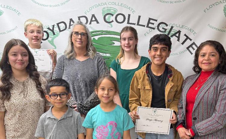 Floydada CISD recognizes students and staff at December board meeting