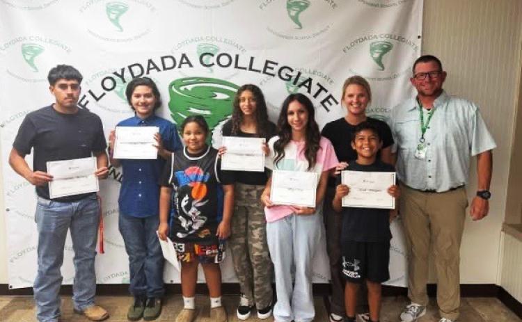 FLOYDADA CISD recognizes outstanding students and educators throughout the school year at its monthly board meetings. | COURTESY PHOTO