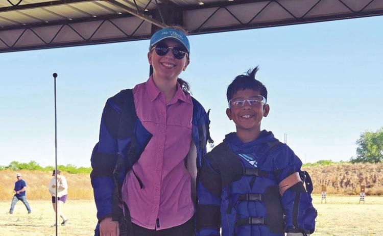 DISTRICT HONOR Congratulations go to Kash Velasquez who was the first place junior competi tor at the AgriLife district rifle competition recently. | COURTESY PHOTO