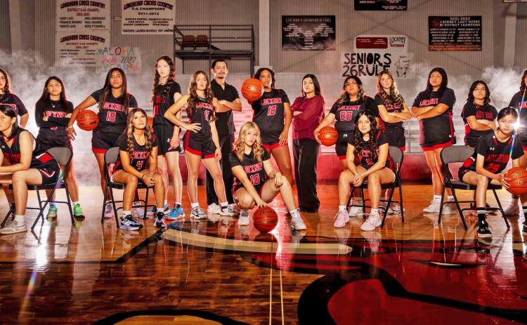 Basketball season is underway for the Lockney Lady Longhorns. On Tuesday, Dec 2, 2025, the Lockney Varsity Girls Basketball team won their game against Cotton Center High School by a score of 49-26. | CERVANTES PHOTOGRAPHY