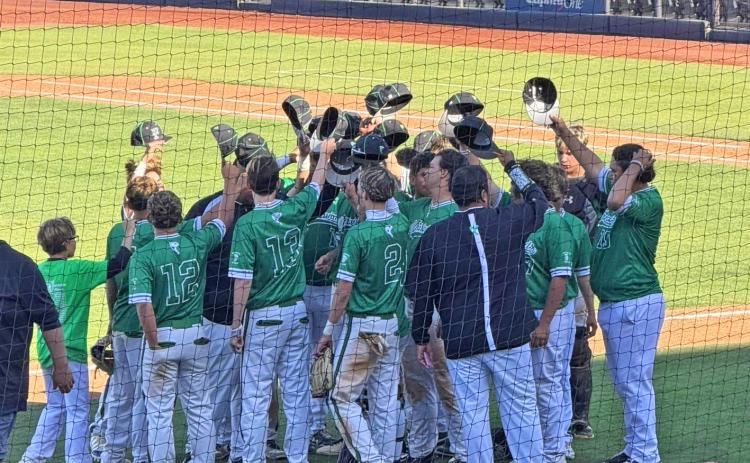 HISTORIC WIN For the first time since 2017 the Floydada Whirlwinds baseball team won a playoff game, sweeping Sanford-Fritch. | COURTESY PHOTO